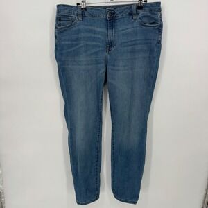 Amazon Essentials Women's Skinny Jeans Medium‎ Wash Size 16 Regular